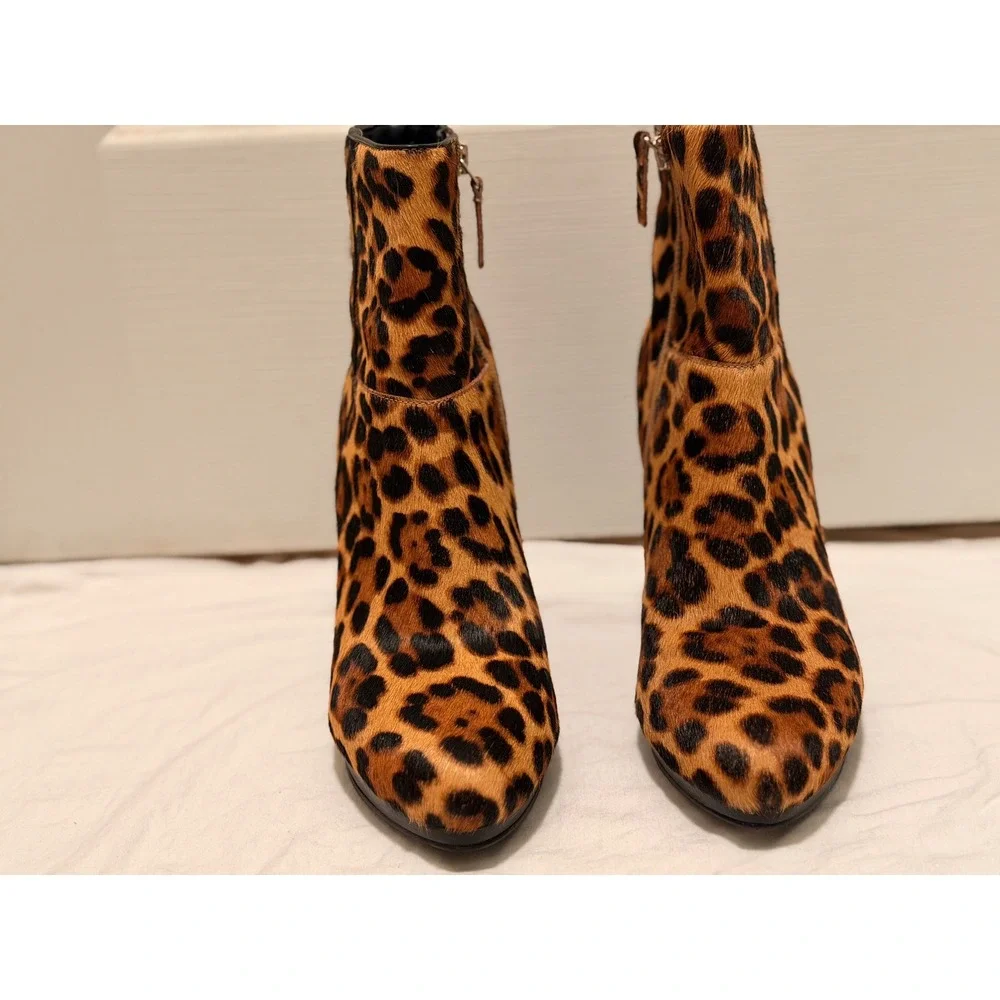 Nine West Leopard Print Querida platform booties - Picture 3 of 9